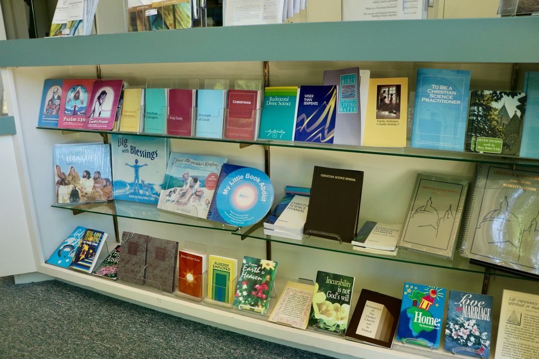 Christian Science literature available in the Reading Room